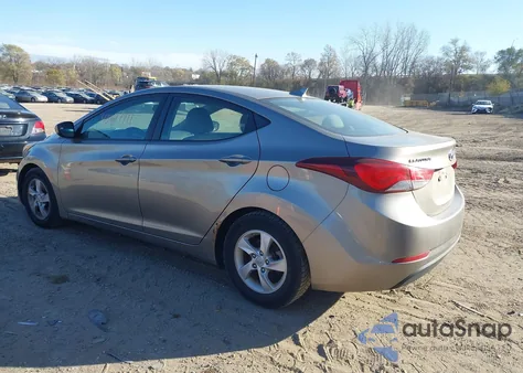 2014 Hyundai Elantra Se z USA, uszkodzony, nr VIN 5NPDH4AE9EH526584